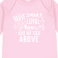 thumbnail image 4 of Inktastic Brave Smart Loyal Kind Fun Loved All of the Above Boys or Girls Long Sleeve Baby Bodysuit, 4 of 5