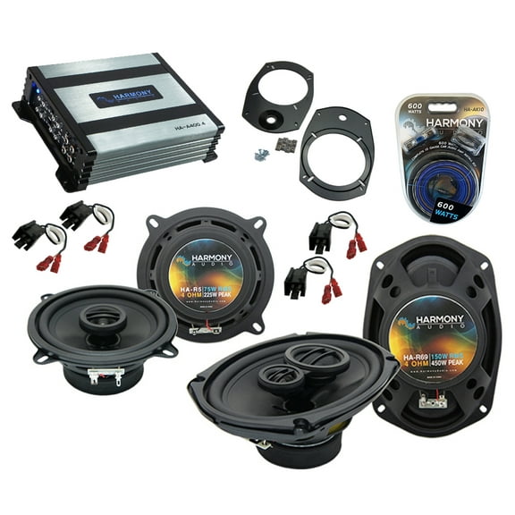 Harmony Dodge Ram 2500/3500 03-05 HA-R5 5.25" 225W, HA-R69 6x9" 450W & 800W Amp