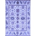 thumbnail image 1 of Ahgly Company Machine Washable Indoor Rectangle Abstract Blue Modern Area Rugs, 7' x 9', 1 of 4