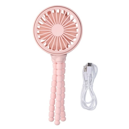 

Electric Fan Portable 360 Degree Rotating Fan with Tripod Bracket for Home Office LibraryPink