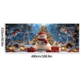 thumbnail image 3 of Xihbxyly Ofertas Relámpago de Hoy Banner Decorativo para Puerta de Garaje de Navidad, Muñeco de Nieve de Invierno, Fondo Decorativo para Puerta de Garaje de Navidad, Fondo para Fiesta Navideña, 3 of 5