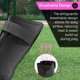 thumbnail image 5 of Espinillera de fútbol Vizari Malaga para niños rosa talla M, 5 of 7
