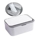 thumbnail image 4 of Caja para toallitas húmedas, contenedor naranja húmedo, caja de almacenamiento para servilletas, caja de inodoro, organizador, dispensador gris blanco, 4 of 9