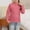 Pink, variant on Girls Fleece Long Sleeve Shirts Mock Neck Pullover Sweater Solid Color Warm T-Shirts Fall Basic Tees Tops 4-16 Years