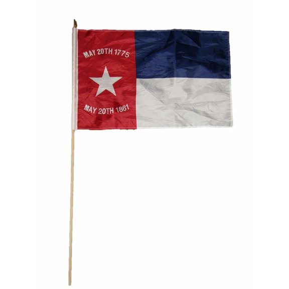 12 NC Republic 12''X18'' Stick Flags - Rough Tex ®68D Nylon