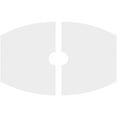 thumbnail image 4 of 32"W x 21 3/8"H x 4"ID x 17 1/4"C x 1"P Kailey Architectural Grade PVC Contemporary Ceiling Medallion, Two Piece, 4 of 11