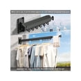 thumbnail image 4 of Debao Wall Mounted Clothes Drying Rack,Laundry Drying Rack Wall Mount,Laundry Clothes Hanger,Drying Rack Clothing,Retractable Laundry Rack for Hanging, 4 of 5