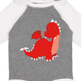 thumbnail image 4 of Inktastic Adorable Red Dragon Boys Long Sleeve Baby Bodysuit, 4 of 5