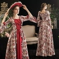 thumbnail image 5 of KEMAO Rococo Baroque Marie Antoinette Dresses 18th Century Renaissance Costumes Historical Period Dress Ball Gown, 5 of 5