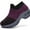 purple, variant on Women's Walking Shoes Arch Support Non Slip Work Shoes Breathable Knit Upper Lightweight for Plantar Fasciitis