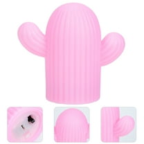 Pretyzoom 2Pcs Pink Creative Cactus Tabletop Night Lamp for Bedroom and Home Decoration