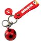 thumbnail image 1 of Llavero de fútbol rojo, mini llavero de fútbol, regalo de equipo de fútbol, balones deportivos, relleno de bolsa de regalo de fiesta, 1 of 5