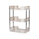 thumbnail image 2 of Plastic Transparent Cosmetics Organizer Bathroom Vanity Cutis Care Products Perfume Shelf Desktop Organizer, 2 of 6