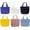 Solid Color, variant on 6  Small Canvas Tote Bags, 9x8x4inch   Shopping Bags  DIY Mini Tote Bag  Bags