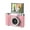 pink, variant on Thumb-Sized Flip Screen Mini Camera - Digital Retro CCD High-Definition Portable Small Camera, Thumb-Sized High-Definition Flip-Screen Retro Ccd Portable Mini Digital Camera for Students and Campuses