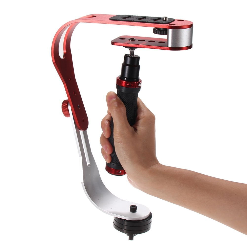 Steady Cam Video Stabilizer Cam for GoPro DSLR DV SLR Digital Camera Camcorder Canon Nikon Sony Panasonic with Smartphone Holder Handheld Steadicam