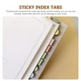 thumbnail image 4 of 6 Sheets Colorful Tabs Sticky Tabs Page Markers Portable Book Tabs for Office Gift, 4 of 8