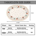 thumbnail image 4 of Fall Tablecloth Oval, Thanksgiving Tablecloth Oval Fall Plaid Table Cloth for Autumn Thanksgiving Kitchen Decor 60x84 Inch, 4 of 6