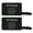 Black, variant on Gifts for Granny Like Wise Old Owl Less Feathers Beak and Stuff 2-pack Laser Engraved Leatherette Luggage Tags Black