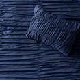 thumbnail image 3 of Dawn Artistry College Bundle in Ruched Navy, 17-Piece Dorm Room Set, Twin XL Bedding, Cotton Towels and More, 3 of 6