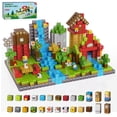 thumbnail image 1 of Juego de bloques de construcción magnéticos Fitrobust con 200 cubos para niños de 3 años o más, 1 of 7