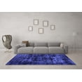 thumbnail image 3 of Ahgly Company Indoor Round Persian Blue Bohemian Area Rugs, 6' Round, 3 of 4