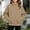 Khaki, variant on luawuai Girls Full Zip Sweatshirt Jacket with Pockets, Pink, Size 9-10 Years