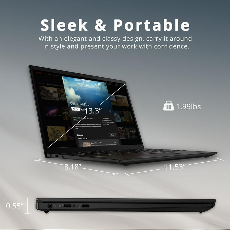 Lenovo Thinkpad X1 Nano Business Laptop, 13.3