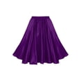 thumbnail image 3 of iiniim Girls Latin Dance Skirt Ballet Tutu Dress Chiffon Flared Skater Dancewear 3-12 Purple 7-8, 3 of 7