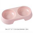 thumbnail image 4 of Tazón Doble Likrtyny Alimentación de Plástico Rosa Para Estrenar, 4 of 7