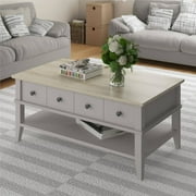 Sauder Carson Forge Lift Top Coffee Table - Carson Forge Lift Top Coffee Table Mystic Oak 426149 Sauder Sauder Woodworking - This storage coffee table is finished on all sides for versatile placement throughout your home.