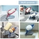 thumbnail image 5 of Jabonera escurridora para baño, soporte desmontable tipo hoja, soporte de jabón autodrenante Xemadio LRWJ972-2, 5 of 7