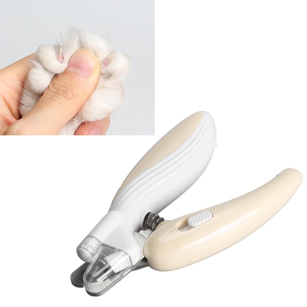 Cortaúñas Para Gatos, ABS Y Acero Inoxidable Con Luz LED, Eficiente Para Tienda De Mascotas Y Baño