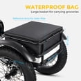 thumbnail image 4 of MAXFOOT MF32 Electric Tricycle for Adults, 750W Rear Drive Motor 3 Wheel Electric Bicycle with Suspension Fork, 85 Miles, 48V 20Ah UL Certified Battery, Fat Tire Electric Trike with Rear Differential, 4 of 11