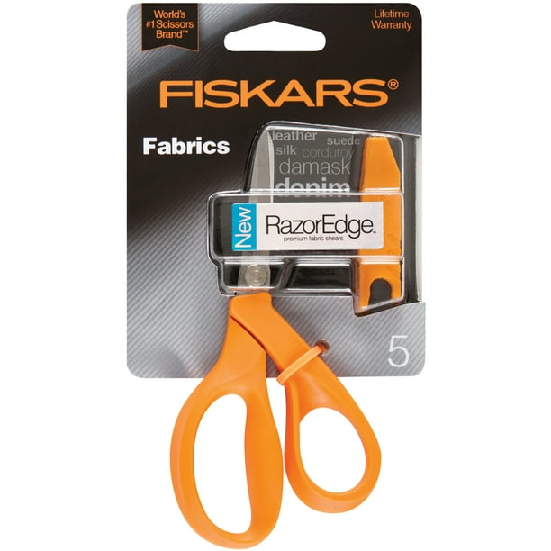 Fiskars RazorEdge Fabric Scissors 5" Premium Fabric Shears Walmart