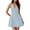 Light Blue, variant on Cocktail Dresses for Women Short Summer Elegant Halter V Neck Sleeveless A Line Spring Mini Party Dress