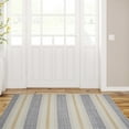 thumbnail image 7 of Linon Outdoor Washable Area Rug Collection, Ivory and Blue, 3' x 5', 7 of 7
