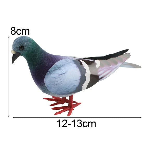 1Pcs Artificial Foam Pigeon Simulation Doves Peace Doves For Wedding Birds Animal Ornament Decorative Crafts Diy Pigeon Birds