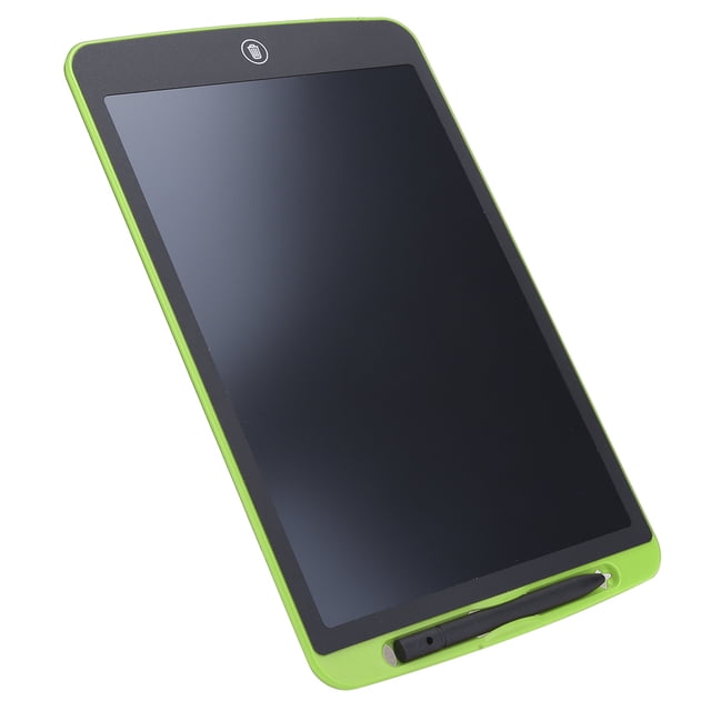 Pizarra electrónica de escritura a mano con pantalla LCD de 12 pulgadas y energía luminosa, color verde