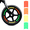 Safety First(Red*2+Fluo-Yellow*2+Green*2+Orange*2), variant on 8 Packs Reflective Cycling Stickers,Night Luminous Night Ride Safety Durable Waterproof Sunscreen Antifreeze Wheel Rim Tape Sports Reflectors for Bikes/Scooters/Balance Bikes