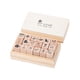 thumbnail image 1 of 18 piezas mini sellos Diary Sello Set Craft Art Crafts Sellos de madera de madera Estampillas de goma de madera para el planificador del diario Dia, 1 of 9