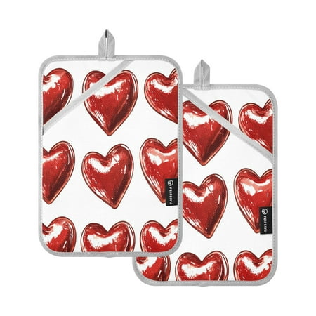 

Vzayy Kitchen Pot Holders Sets Heat Resistants for Cooking Baking Shaped Kisses