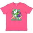 thumbnail image 3 of Inktastic St Patricks Day Irish Unicorn Illustration with Shamrocks Youth T-Shirt, 3 of 5