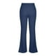 thumbnail image 5 of Pntutb - Pantalones acampanados informales con bolsillo de color sólido, ajustados, a la moda, para mujer Pntutb Pntutb-7574, 5 of 6