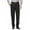 Black, variant on Haggar Men's Premium No Iron Khaki Pleat Front Pant Classic Fit HC10897