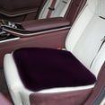 thumbnail image 4 of Kezqiaxn Christmas Gifts Plush Car Front Seat Cushion for Chair, 18Inches Winter Auto Front Seat Protector Mat, Comfortable Non-Slip Car Seat Pad, Driver Car AccessoriesPurple, 4 of 5