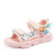 thumbnail image 1 of Sandalias de princesa para niñas de Disney, nueva moda, zapatos coreanos de verano para niños, zapatos de playa para estudiantes, suelas blandas, zapatos para niñas pequeñas, 35-plantilla de 21 cm Gao Jinjia LED, 1 of 2