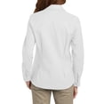 thumbnail image 2 of Dickies L254 Women's Oxford Long Sleeve Shirt - White - S, 2 of 2