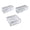 Gray, variant on XMMSWDLA Sock Drawer Organizer Dividers, 3 Pack Sock Underwear Organizer, Dresser Drawer Organizer for Clothing, Closet Organizers and Storage Boxes for Socks, Ties, Belts, Grey