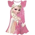 thumbnail image 1 of Disney Frozen 2 vestido disfraces niñas princesa Cosplay vestir ropa para niñas Navidad Halloween fiesta niños cumpleaños vestidos 5T Gao Jinjia LED, 1 of 2